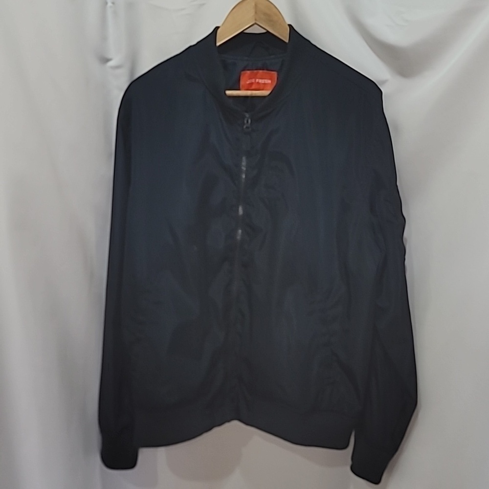 FREE with Purchase JOE FRESH Navy Bomber Jacket Lined Pockets  lightweight